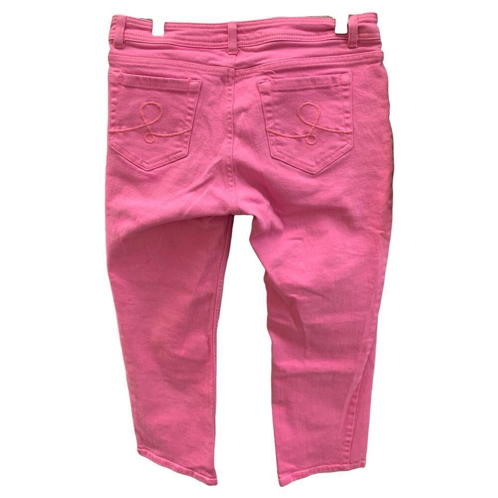 Lilly‎ Pulitzer PINK Jeans SZ 4 Skinny Mini Jeans - Picture 4 of 10